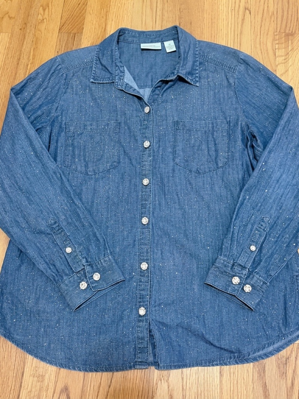 Denim Button-Up Shirt - Blue